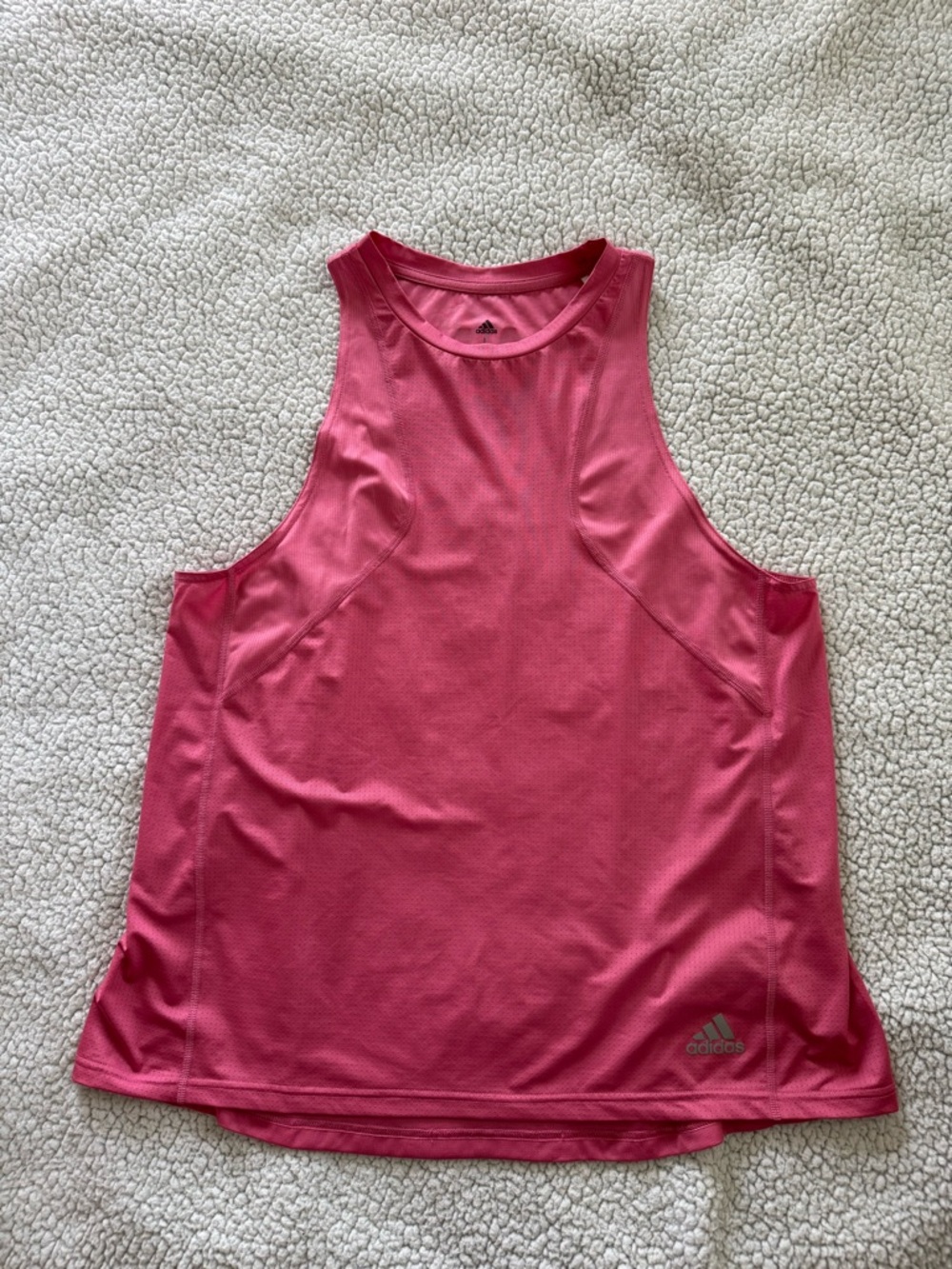 Adidas Pink Performance Running Tank